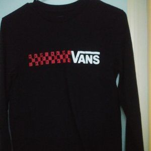 Vans black long sleeve